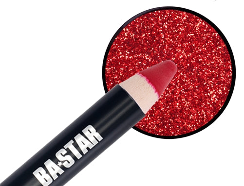 Smudge Proof Holiday Red Lip Pencil + Red Glitter