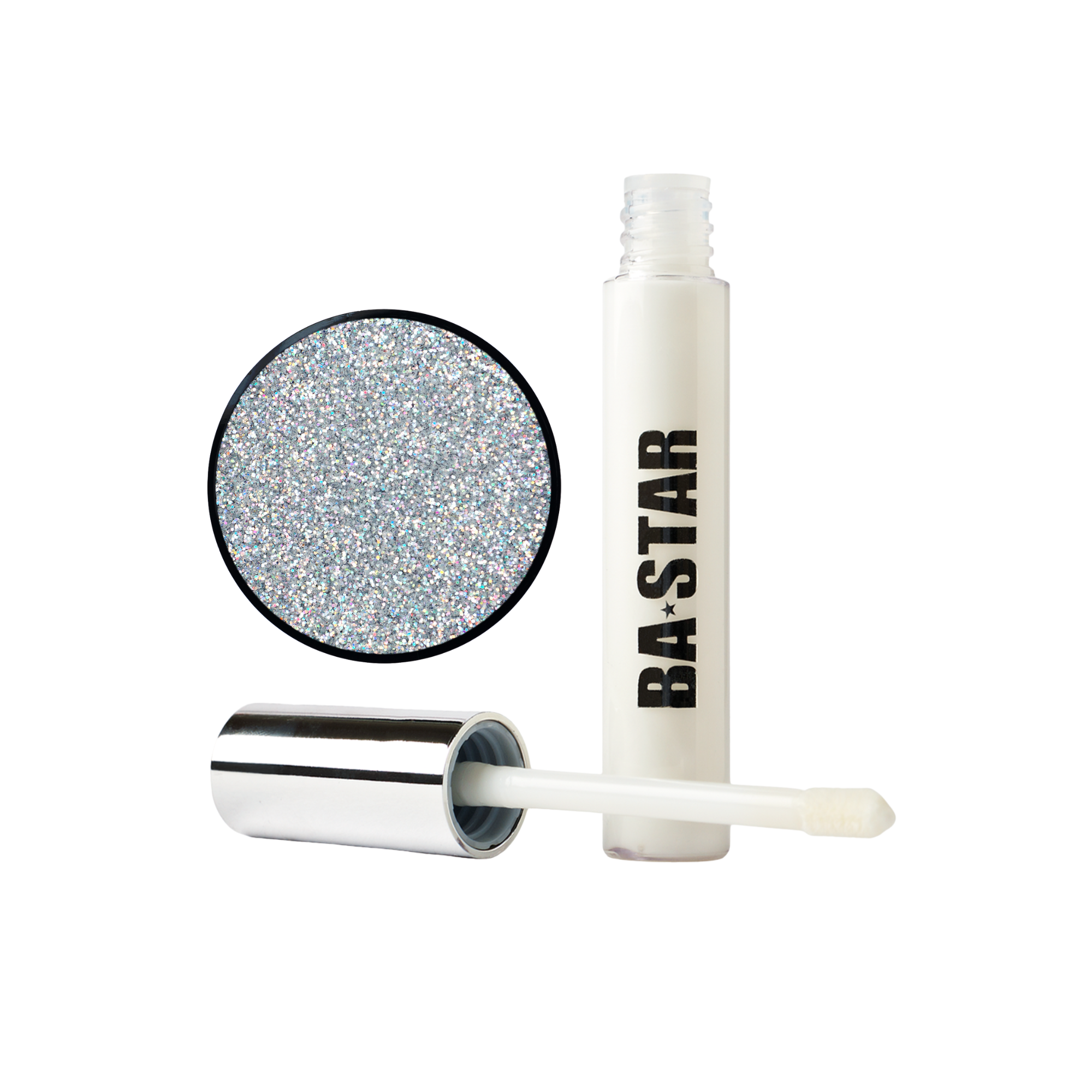 Holo Silver Glitter + Stik It Glue Primer & Base (2 Pc)
