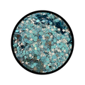 Sky Blue with Stars  Glitter