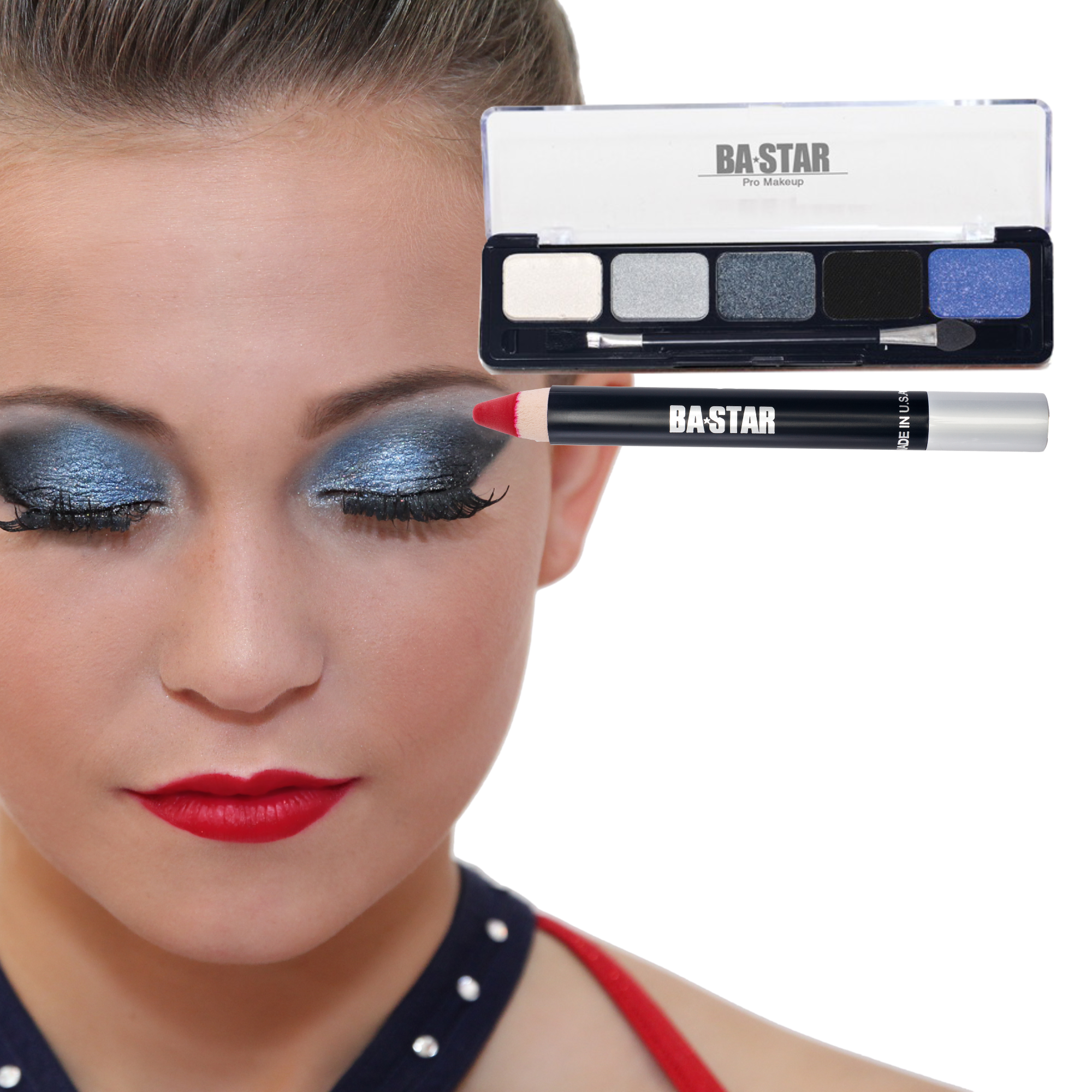 Smoky Midnight + Holiday Red Lip (2 Pc)