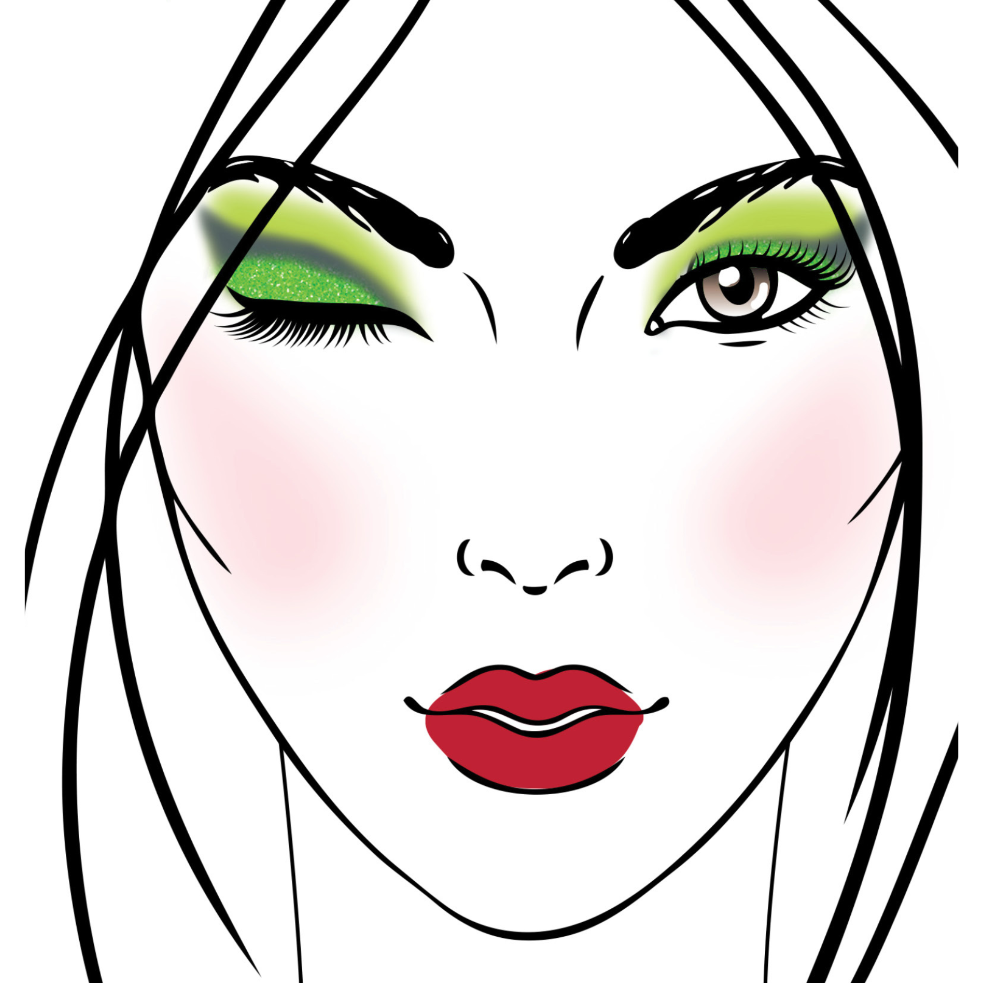 Tropical Eye Shadow & Passion Pink Lip Kit