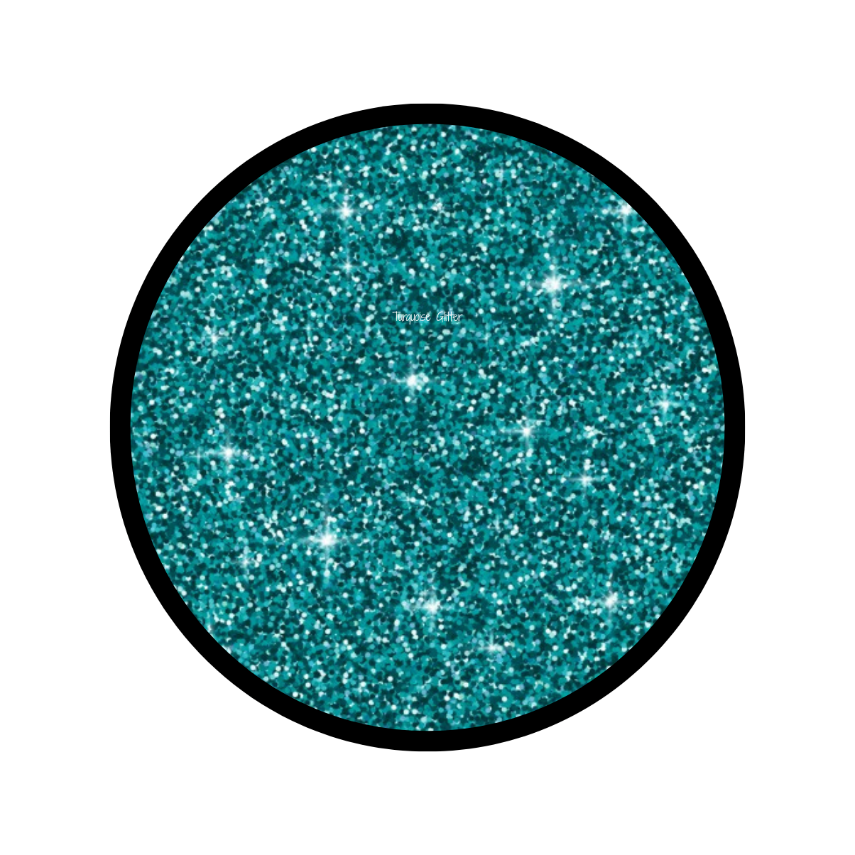 Turquoise Glitter Makeup